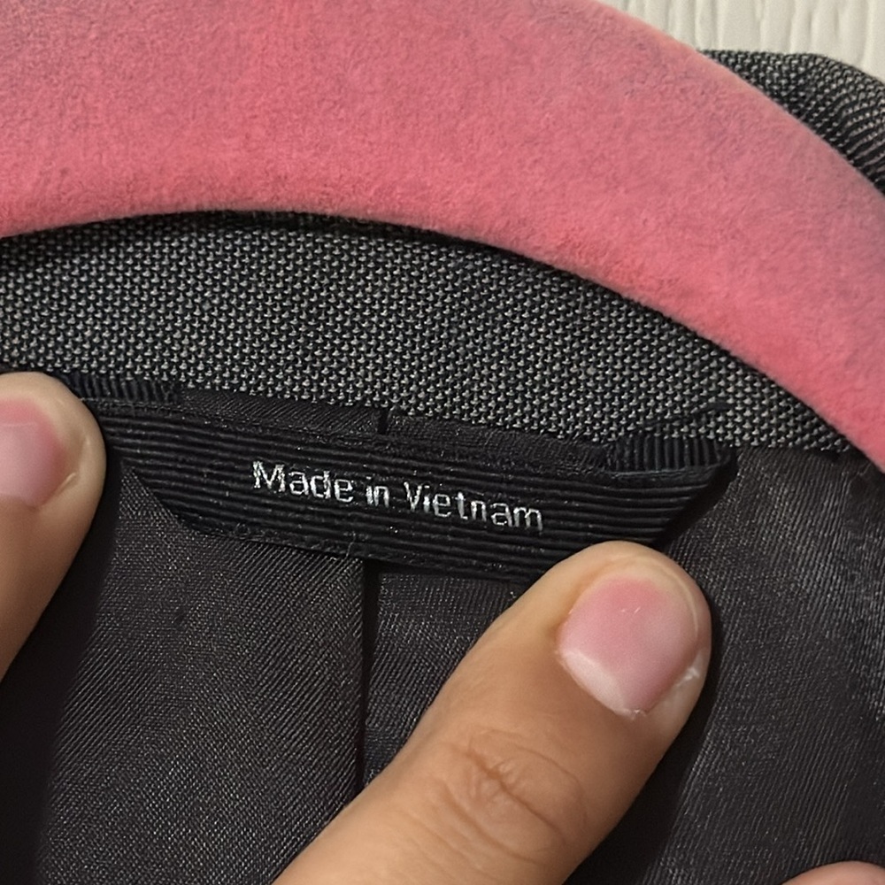 Men gray blazer - Picture 5 of 14